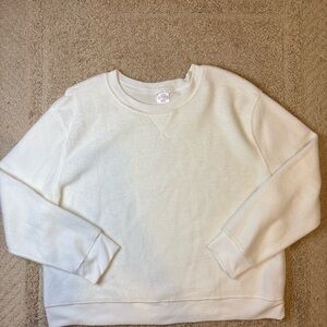 No Boundaries Cream Crew Neck Sweater